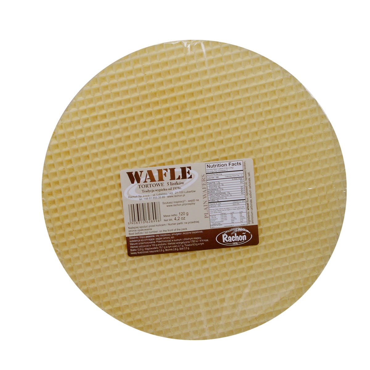Wafle tortowe okragle/ Round Plain Wafers 