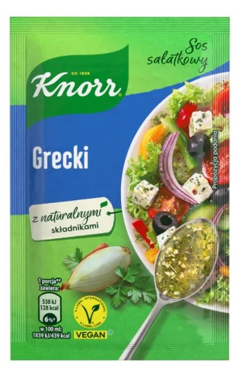 Sos salatkowy grecki 9g (40/cs) 