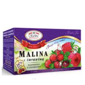 Herbata owocowa malina z zurawina/ Raspberry w/ Cranberry  