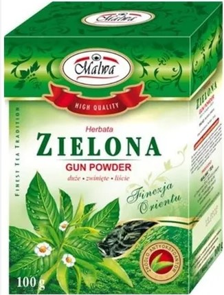Herbata Zielona Lisciasta Gunpowder/ Green Tea Leaves Gunpowder 