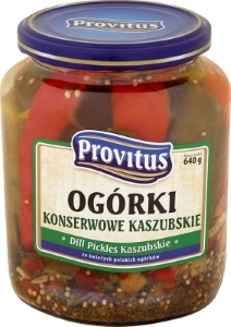 Ogorki konserwowe KASZUBSKIE/ Dill Pickles 
