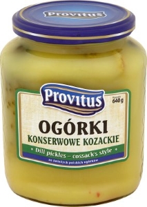 Ogorki KOZACKIE/ Mustard Pickles 
