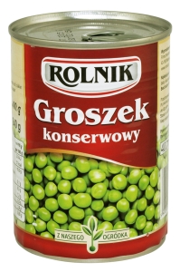 Groszek konserwowy/ Canned Green Peas 