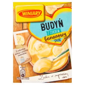 Budyn z cukrem bananowy/ Banana Pudding w/ Sugar 