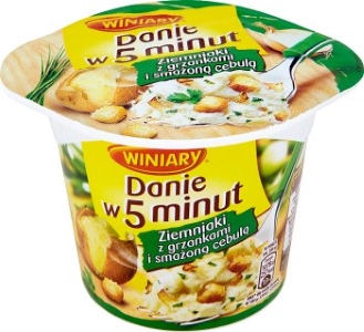 Kubek 5*MIN PUREE grzanki cebula/ Onion Croutons Instant Puree 