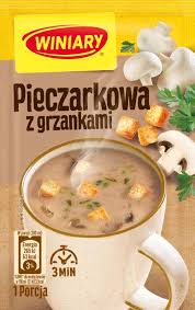 Zupa GK  pieczarkowa z grzankami/ Instant Champignon Soup w/ Croutons 