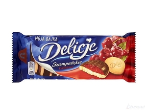 Delicje wisniowe/ Cherry Jaffa Cake 