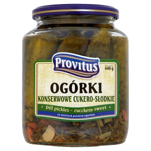 Ogorki konserwowe cukero-slodkie/ Dill Pickles - Zucckero Sweet 