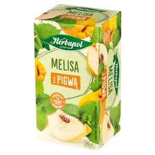 Herbata Melisa z Pigwa / Lemon Balm w/Pear Tea 1.75g x 20 tb (12/Cs)