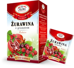 Herbata owocowa zurawina z granatem/ Fruit Tea Cranberry w/ Pomegrenate 