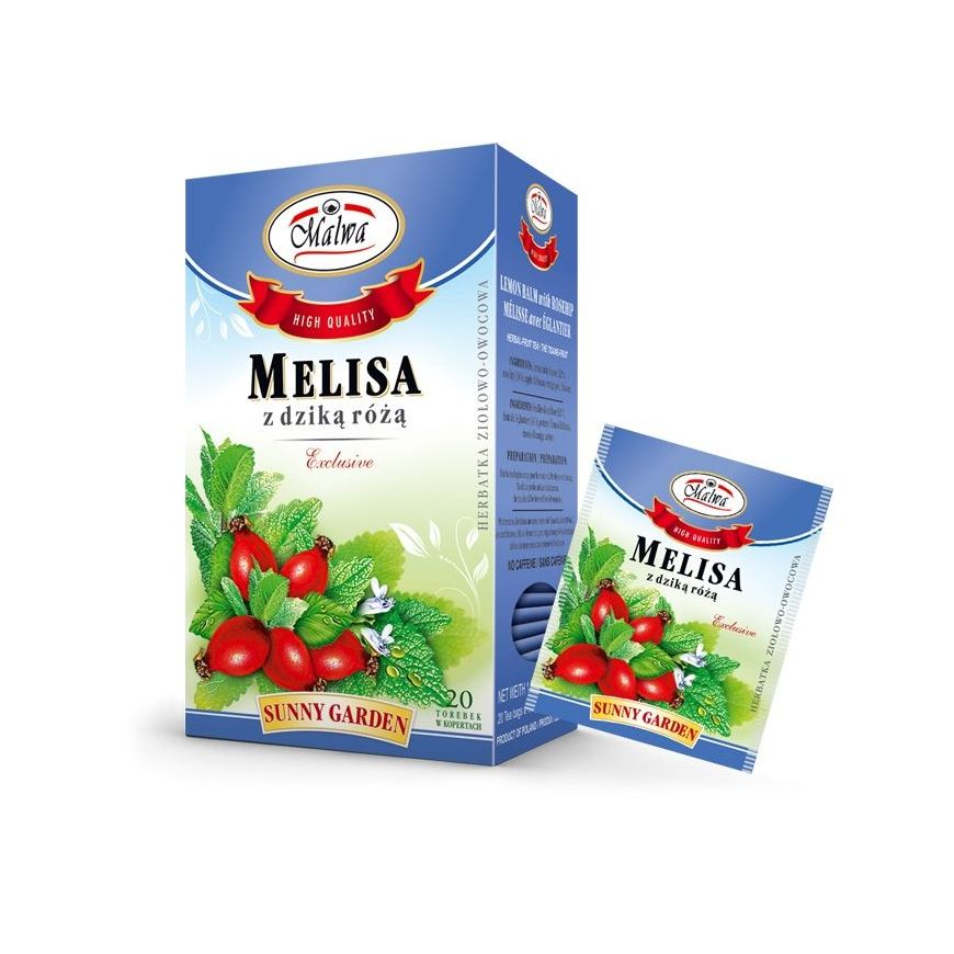 Herbata melisa z dzika roza/ Mellisa w/ Roseships Tea 