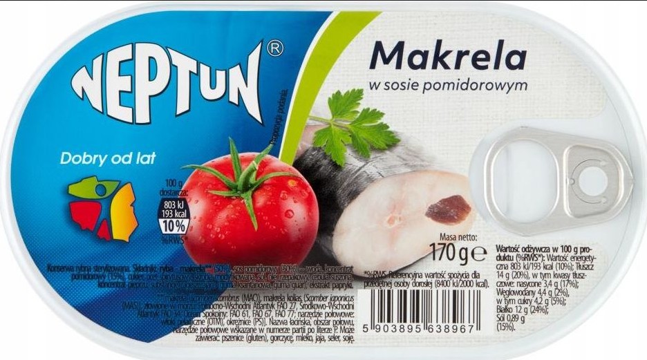 Makrela w sosie pomidorowym / Mackerel in Tomato Sauce