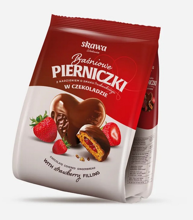 Pierniczki Truskawkowe/ Gingerbreads w/ Strawberry Filling 