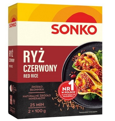 Ryz czerwony  (obniza poziom cholesterolu)  / Red Rice (lowers cholesterol levels) 2x100g (6/cs)