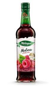 Syrop Malina z dzika roza/ RASPBERRY ROSEHIPS SYRUP 420ml (8/cs)