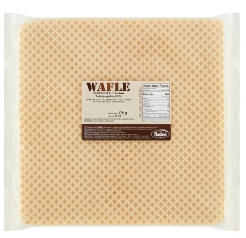 Wafle tortowe kwadratowe/ Square Plain Wafers  