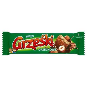 GRZESKI Wafel Orzechowy/ Hanzelnut Wafers 