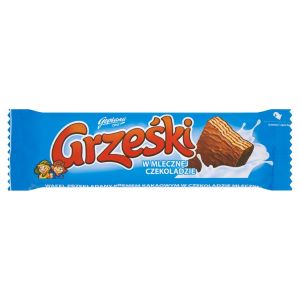 GRZESKI Wafel w Czek. Mlecznej/ Wafers in Milk Choc. 