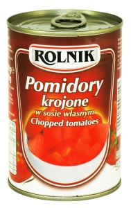 Pomidory krojone puszka/ Sliced Tomatoes in Sauce 