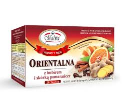 Herbata orientalna imbir skorka pomaranczy/ Orient Tea w/ Ginger w/ Orange Zest 