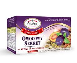 Herbata Owocowy Sekret Sliwka Kardamon/ Fruit Secret Plum w/ Cardamom 