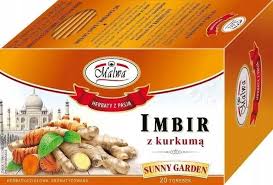 Herbata owocowa imbir & kurkuma/ Fruit Tea Gigner & Turmeric 