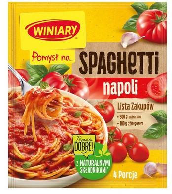 Pomysl na spagetti Napoli/ Spaghetti Napoli 