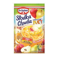 Slodka Chwila DUET Kisiel Jablko Gruszka/ Soft Jelly Apple Pear 