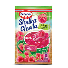 Slodka Chwila Kisiel Malinowy z kawalkami owocow/ Soft Jelly Raspberry w/Fruits 