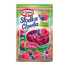 Slodka Chwila Kisiel Owoce Lesne z kawalkami owocow/ Soft Jelly Forestfruits w/Fruits 