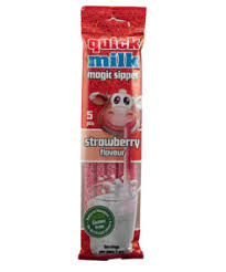 Slomka do mleka- truskawkowa/ Strawberry Milk Straws 