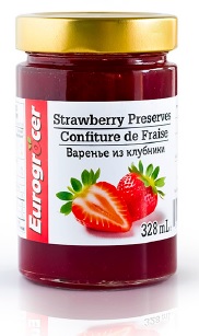 Konfitury Truskawkowe/ Strawberry Preseves  328 ML  