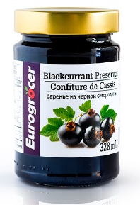 Konfitura Czarna Porzeczka/ Blackcurrant Preserves 328 ML