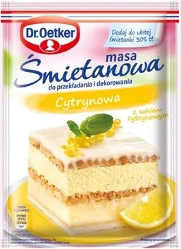 Masa Smietanowa Cytrynowa/ Lemon Cake Filling 