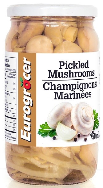 Marynowane Grzyby Pieczarki / Marinated Mushrooms 750 ML 
