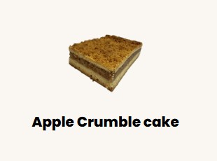 Pastry Jablecznik/ Apple Cake Local Producer (price per kg)  