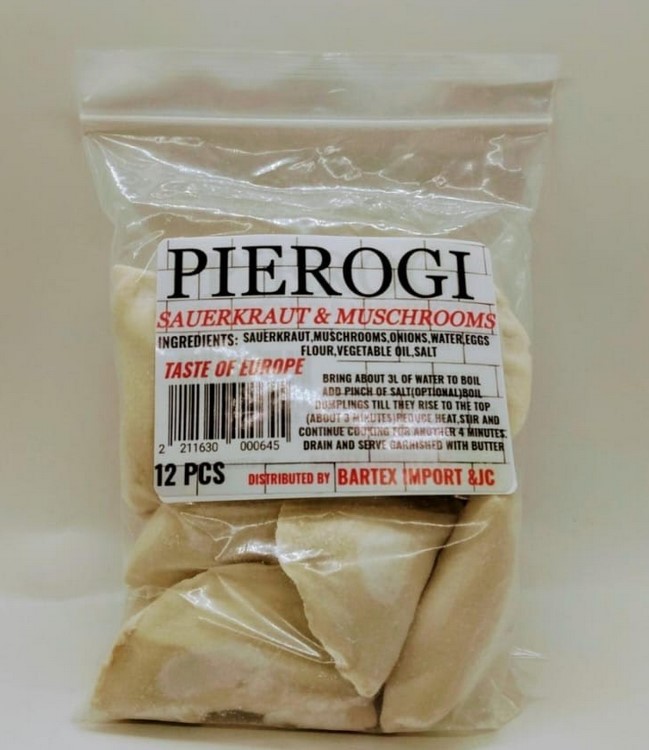 Garmaz Pierogi z kapusta i grzybami/ Sauerkraut & Muschrooms Pierogies Local Producer  