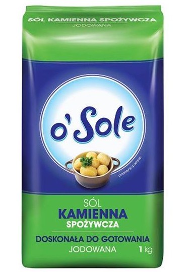 Sol kamienna jodowana do gotowania/ Iodized cooking Rock salt