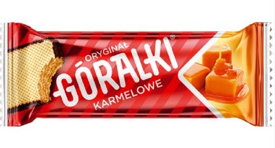 GORALKI Wafel Karmelowy/ Caramel Wafers 