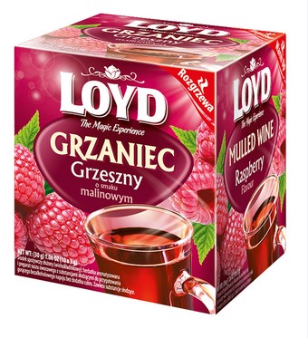 Mulled Tea w/ Raspberry /  Herbata  grzaniec o smaku malinowym