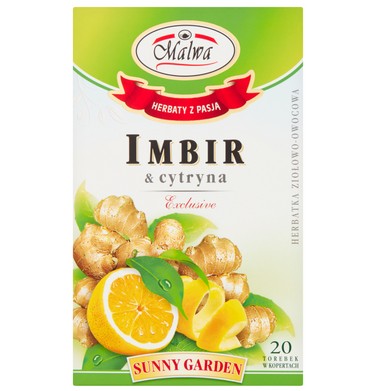 Herbata -owocowa  imbir-cytryna/ Ginger w/ Lemon Tea 40g 