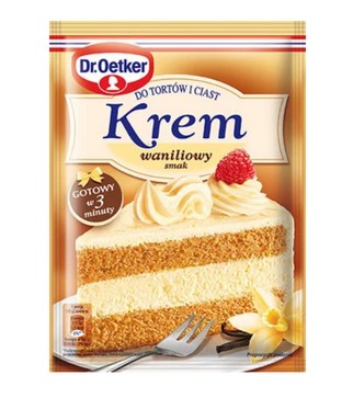 Krem do tortow waniliowy/ Cake Cream Vanilla 