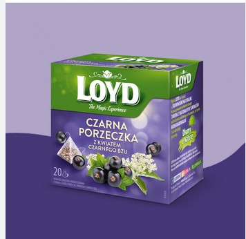 Blackcurrant & Elderberry Tea / Herbata piramidki Cz. porzeczka & cz. bez