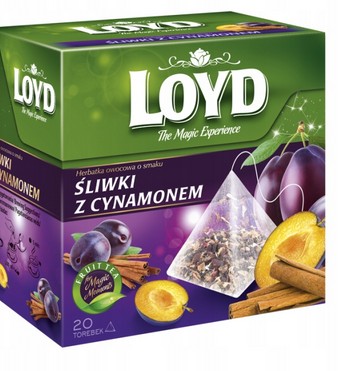 Plum & Cinnamon Tea / Herbata piramidki sliwka & cynamon 