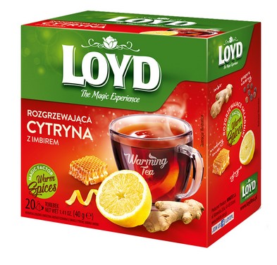 Juicy Lemon, Ginger & Honey Tea / Herbata rozgrzewajaca cytryna, imbir  & miod 