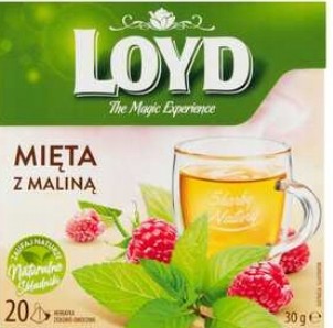 Mint & Raspberry  Tea / Herbata piramidki mieta & mailina