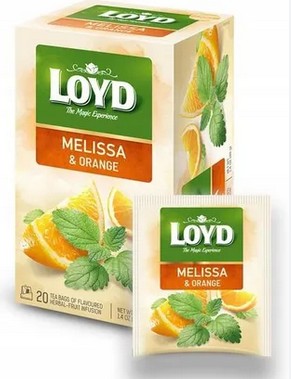 Melissa & Orange Tea / herata piramidki melisa & pomarancz  