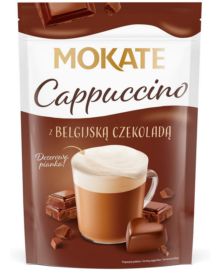 Cappuccino Belgijska Czekolada / Belgian Chocolate Cappuccino 110g (10/cs)