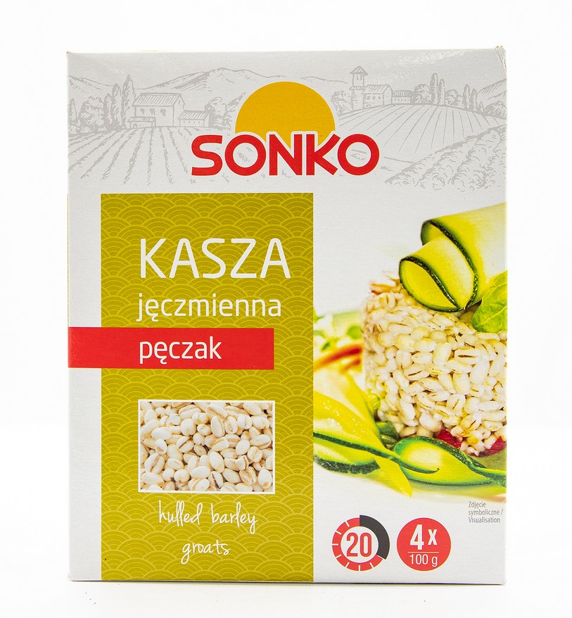 Kasza jeczmienna peczak / Barley groats 100g x 4