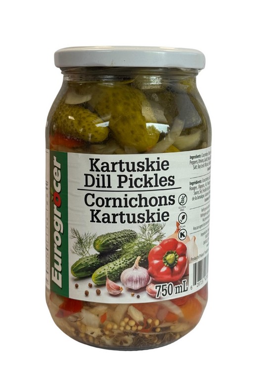 Kartuskie ogorki / Kartuskie Dill Pickles 750ML
